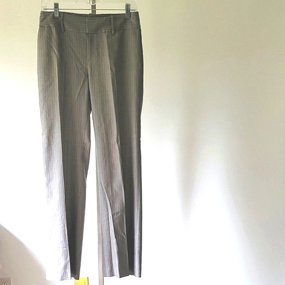 Banana Republic Jackson Fit Women's Pinstripe Wool/Silk Pants Size 8 - Picture 1 of 9